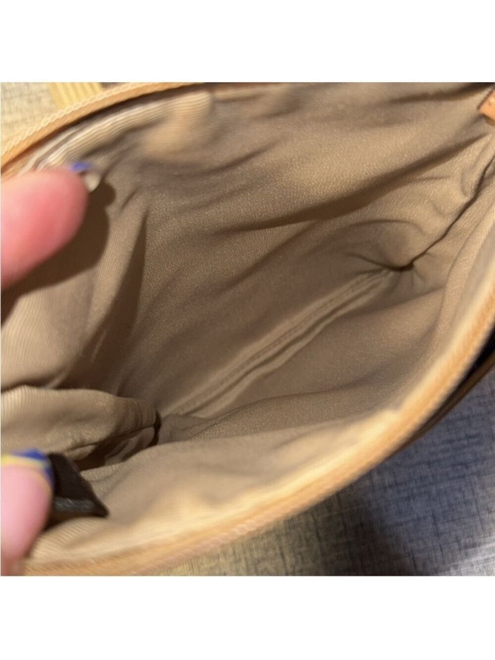 Coach Signature Crossbody Bag Beige and Brown - Picture 7 of 12